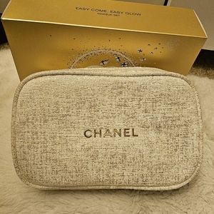 Authentic Chanel makeup pouch
